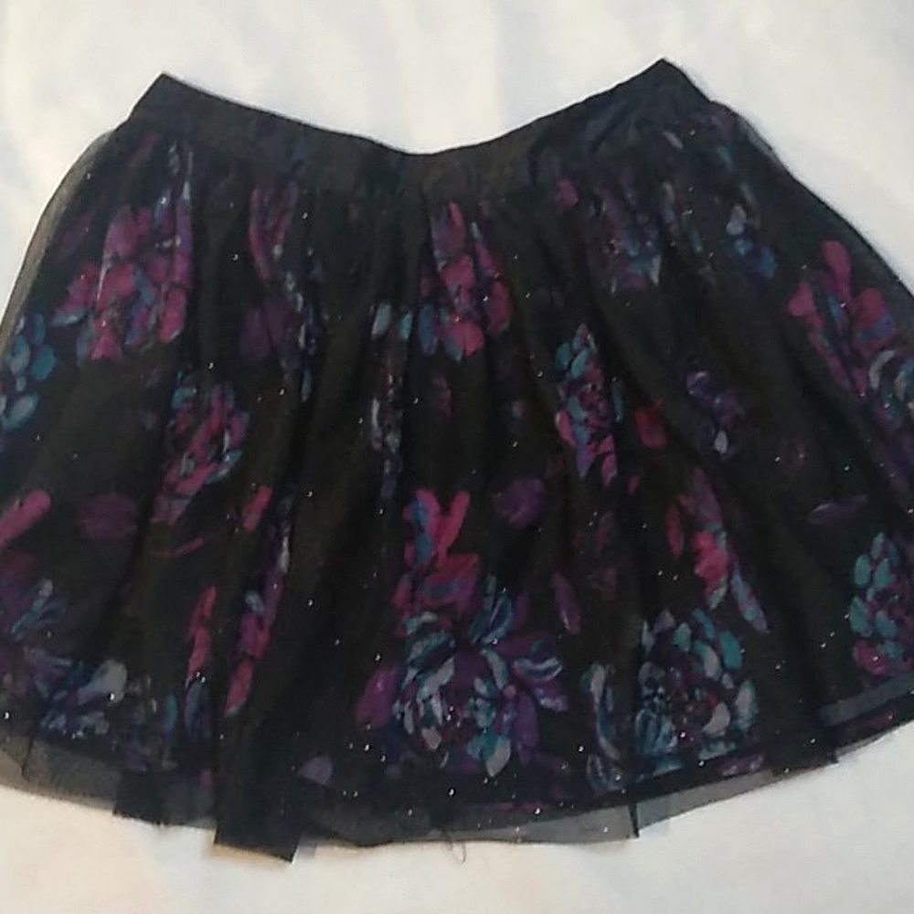 By By Girl Floral/Tulle Skirt Girls Size 14